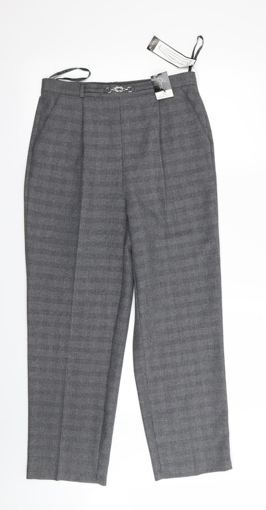 Womens UK Size 10 BM Regular Fit  Grey Trousers