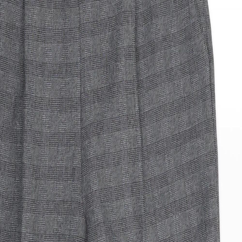 Womens UK Size 10 BM Regular Fit  Grey Trousers