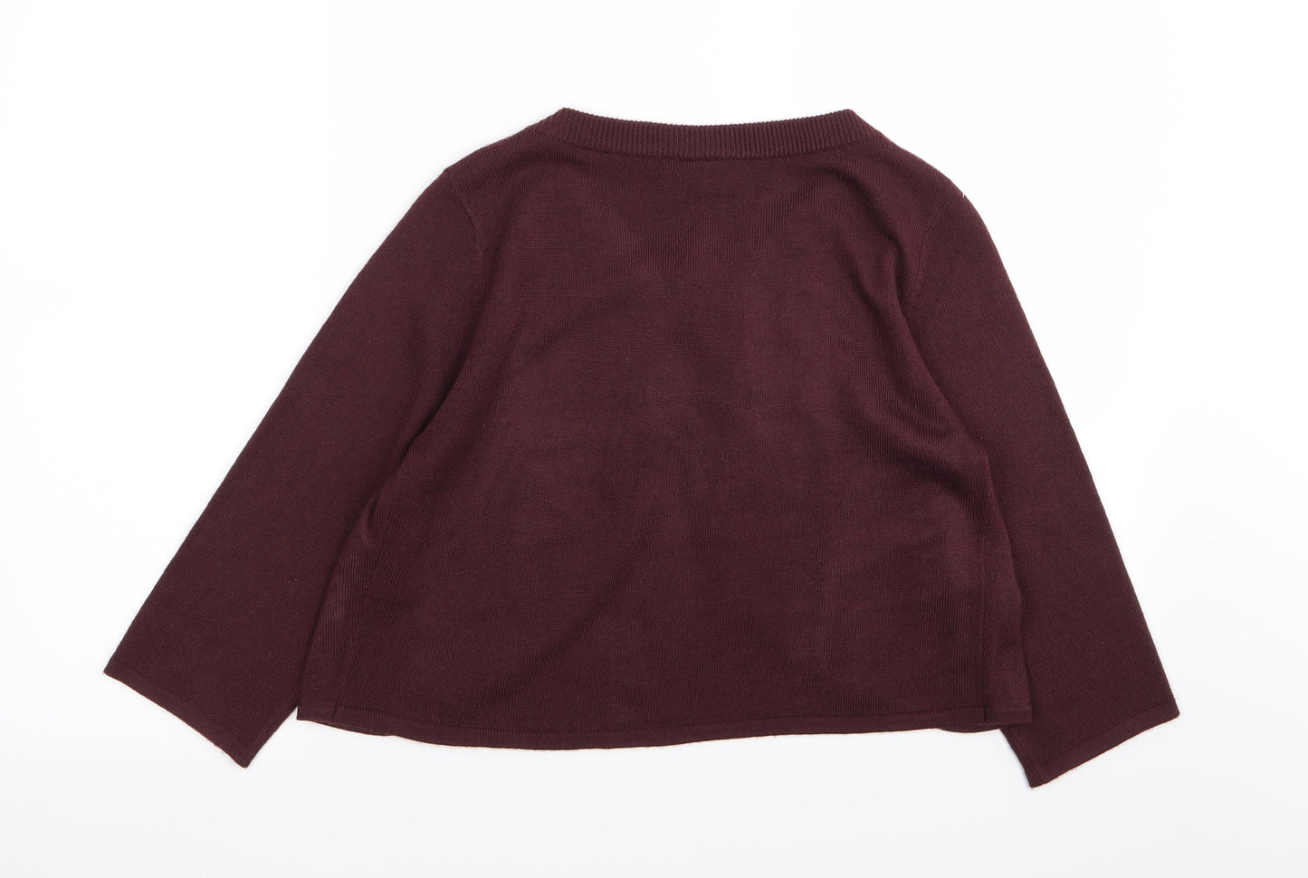 TU Womens Purple   Cardigan Jumper Size 12