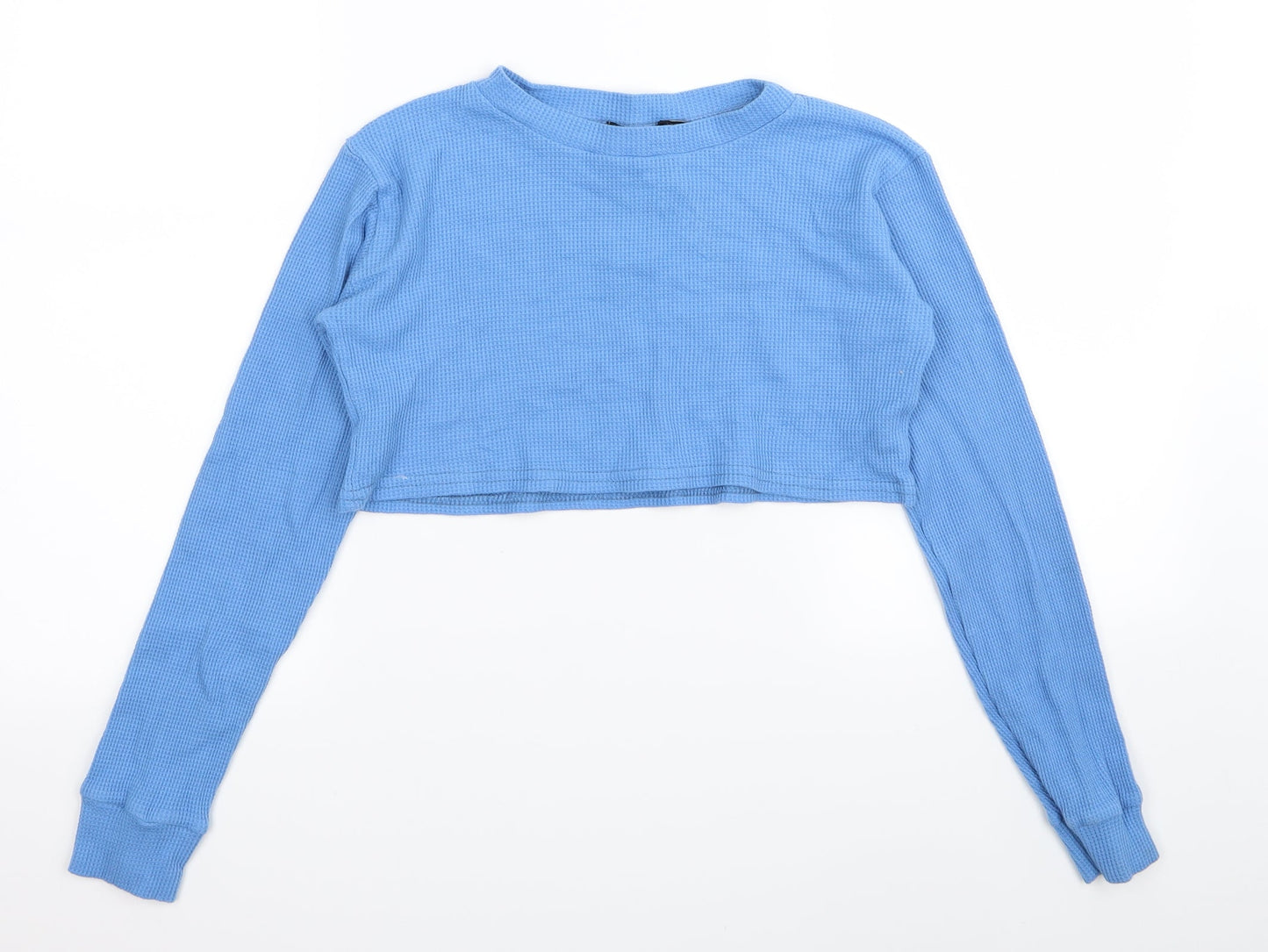 Womens UK Size 6 PLT Blue Basic T-Shirt