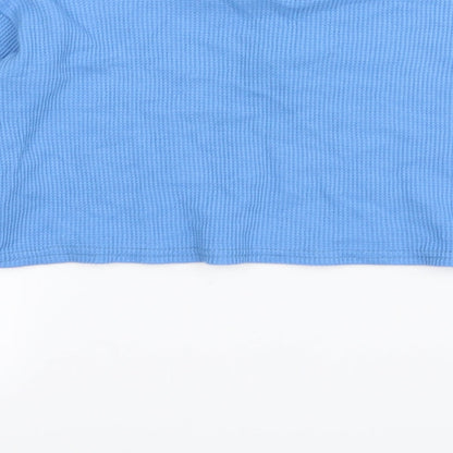 Womens UK Size 6 PLT Blue Basic T-Shirt