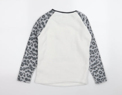 Primark Girls Multicoloured Animal Print  Top Pyjama Top Size 10-11 Years