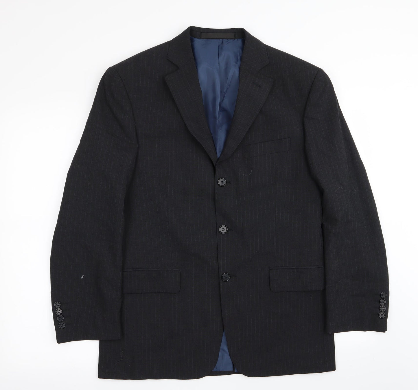 Mens UK Size 38 M&S Regular Black Suit Jacket