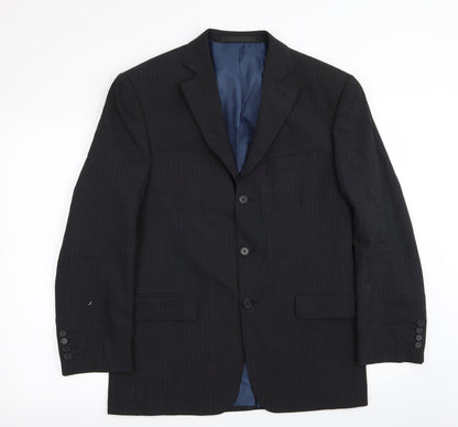 Mens UK Size 38 M&S Regular Black Suit Jacket