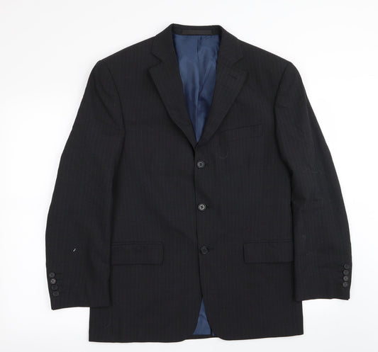 Mens UK Size 38 M&S Regular Black Suit Jacket