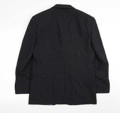 Mens UK Size 38 M&S Regular Black Suit Jacket
