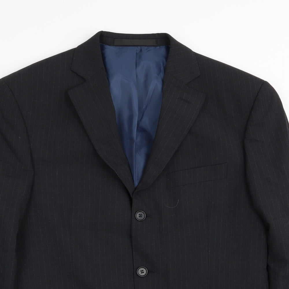 Mens UK Size 38 M&S Regular Black Suit Jacket
