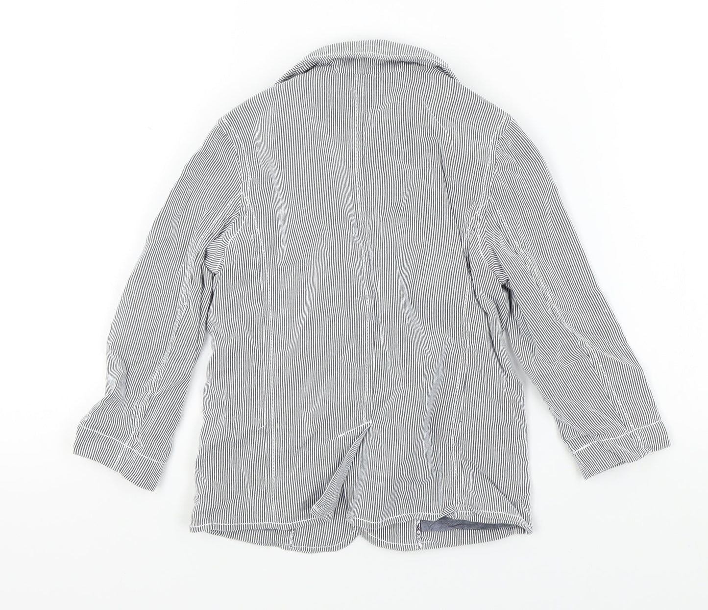 authentic junior Boys Blue Striped  Basic Jacket Jacket Size 2-3 Years