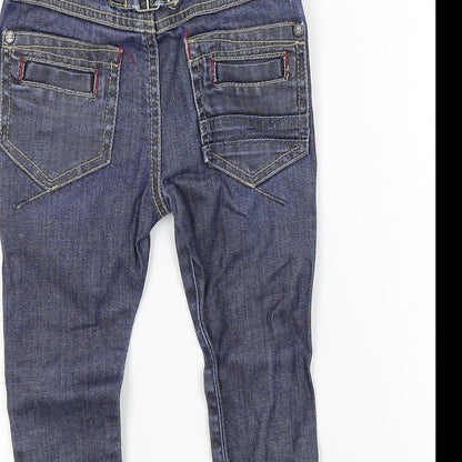 junior j 1996 Baby Blue Colourblock  Cargo Jeans Size 18-24 Months