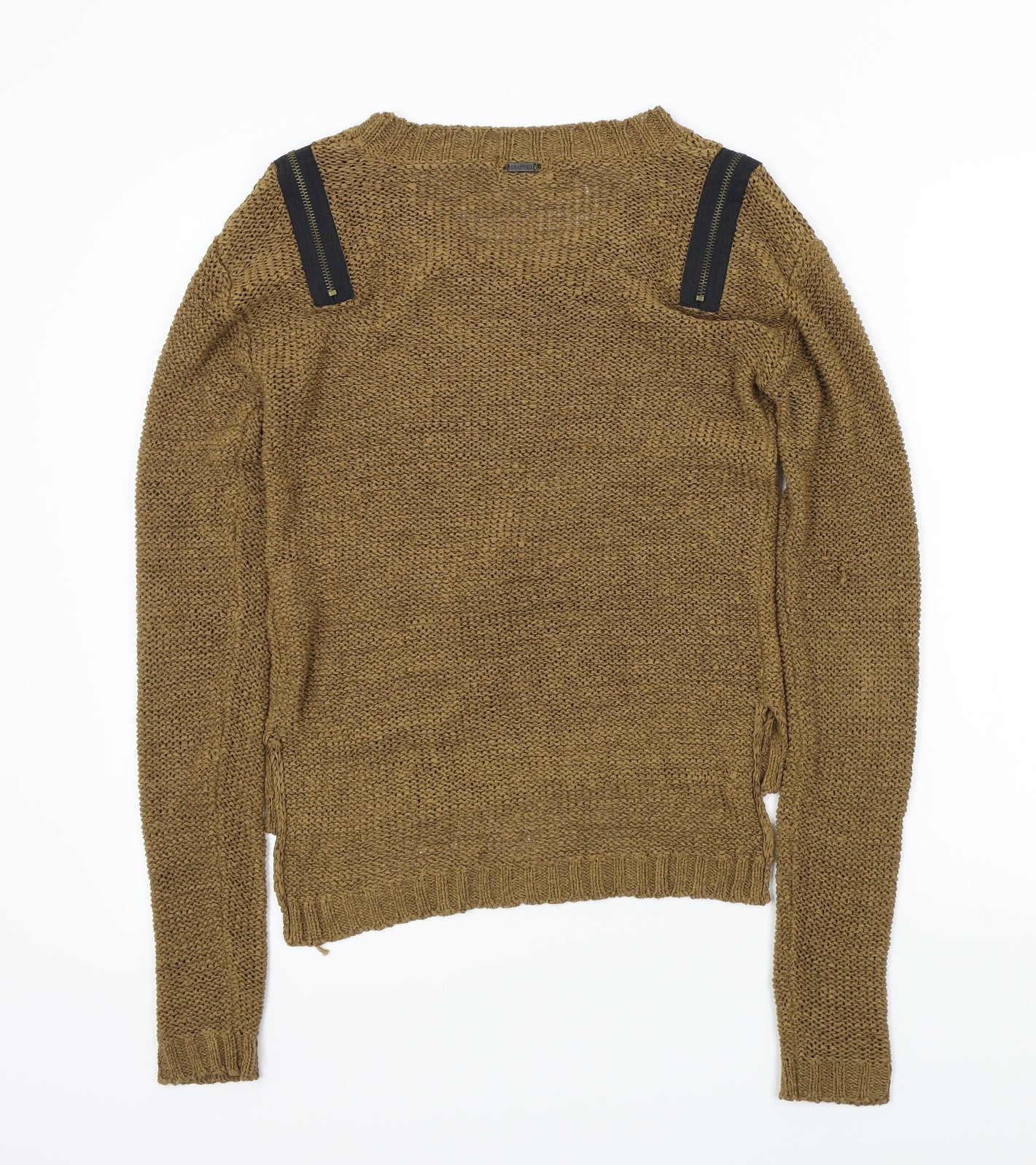 Crafted Womens Brown   Pullover Jumper Size 6