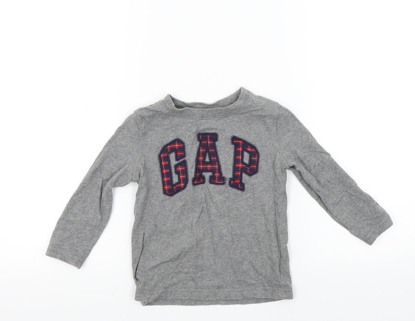 Gap Boys Grey Colourblock  Basic T-Shirt Size 2 Years  - Gap
