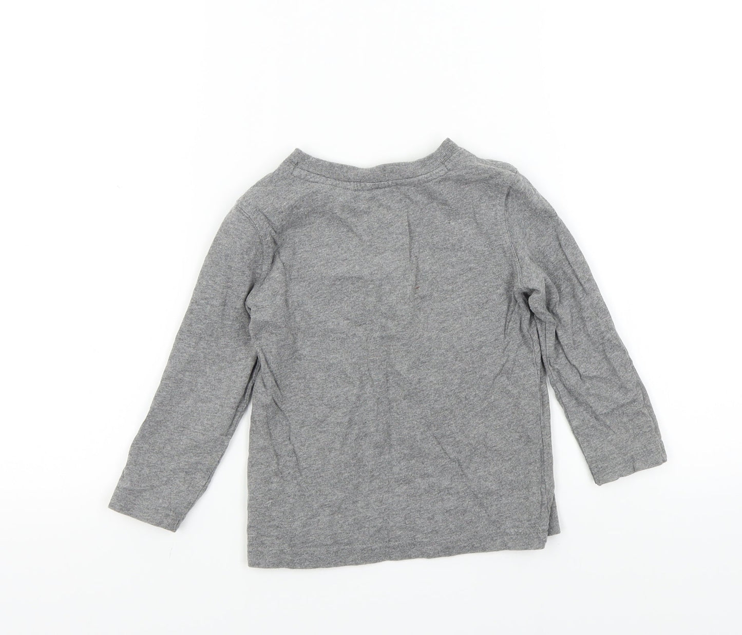 Gap Boys Grey Colourblock  Basic T-Shirt Size 2 Years  - Gap
