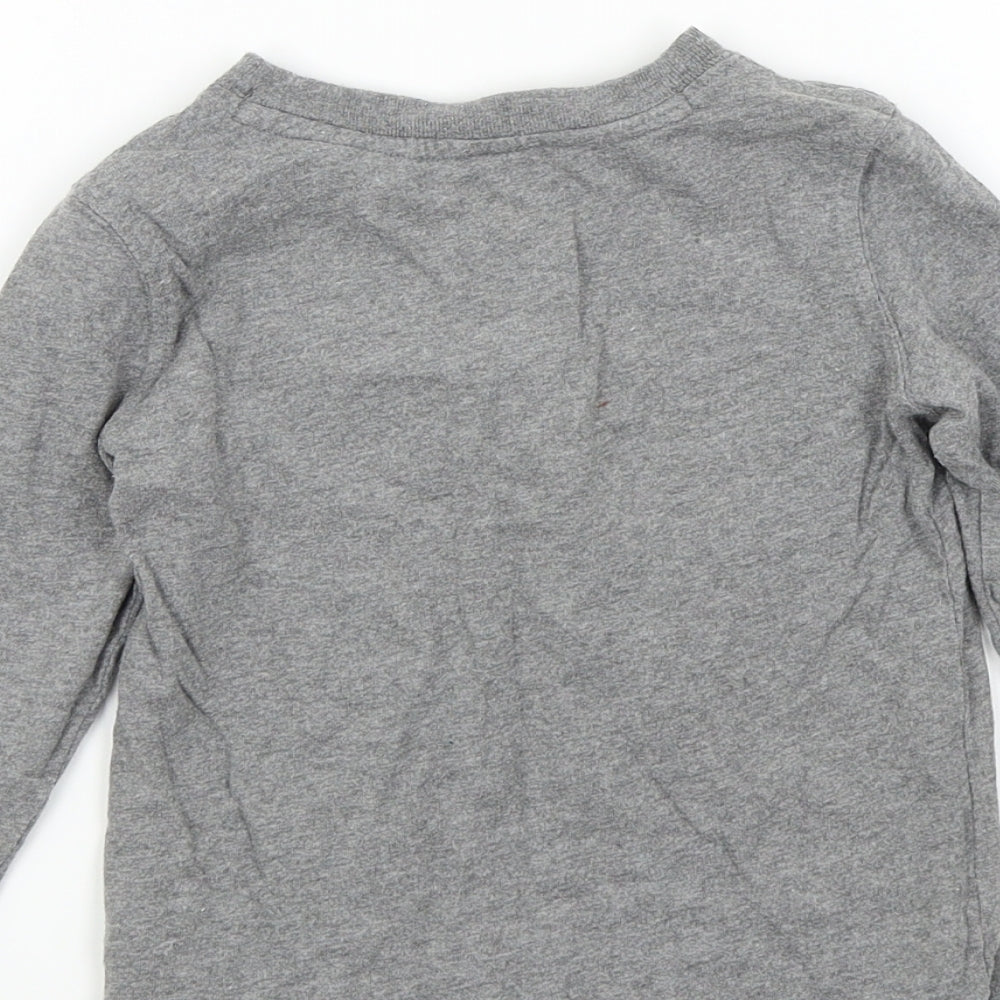 Gap Boys Grey Colourblock  Basic T-Shirt Size 2 Years  - Gap
