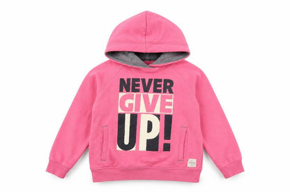 Decathlon Girls Pink Colourblock  Pullover Hoodie Size 6 Years