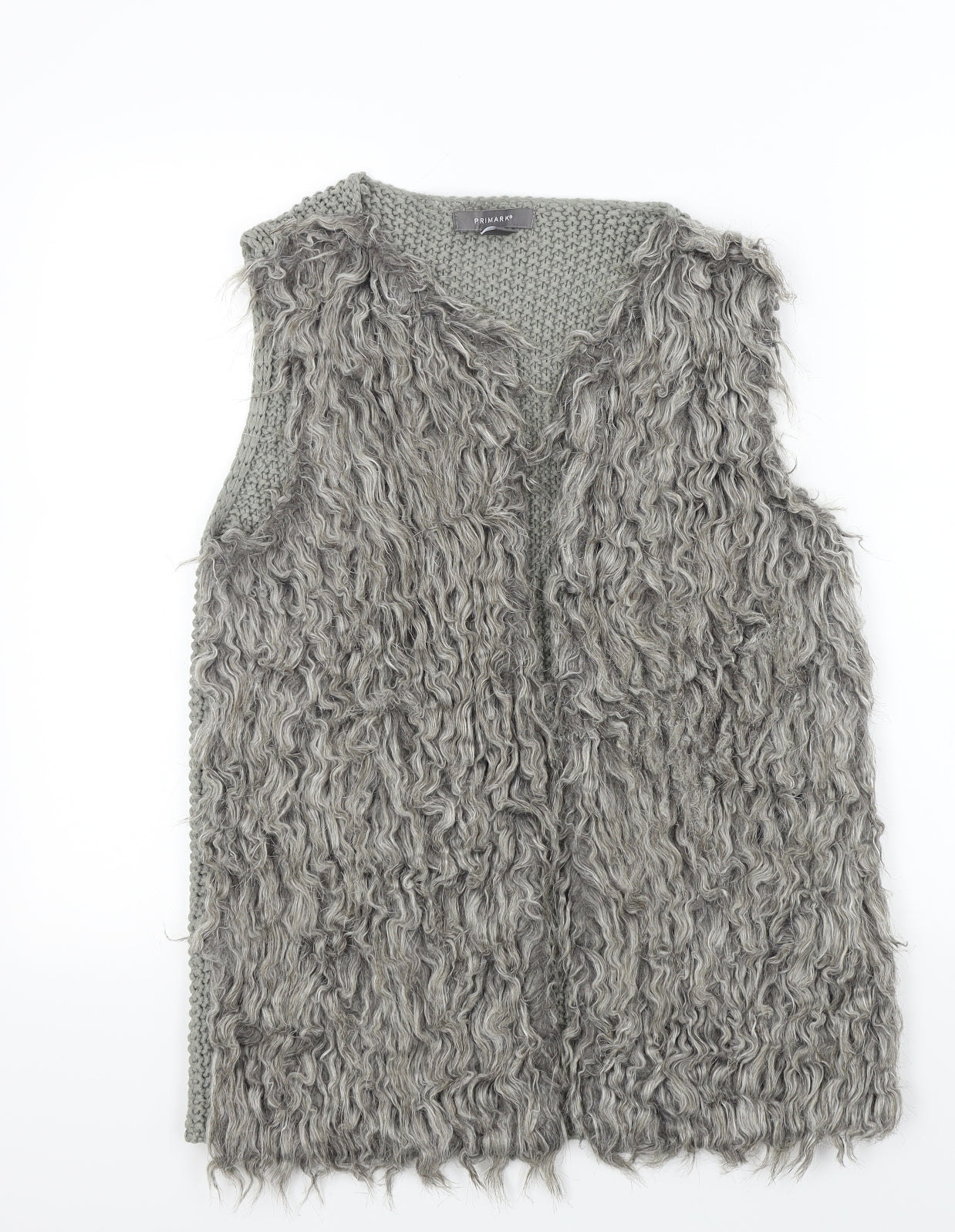 Primark Womens Grey   Jacket Waistcoat Size S