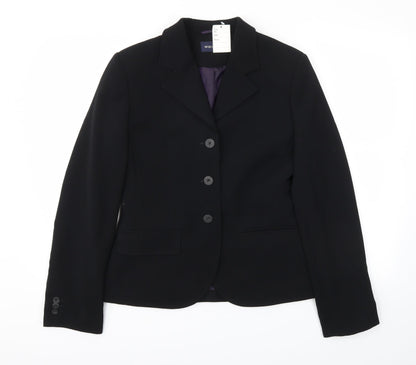 Womens UK Size 12 Wardrobes Regular Black Blazer