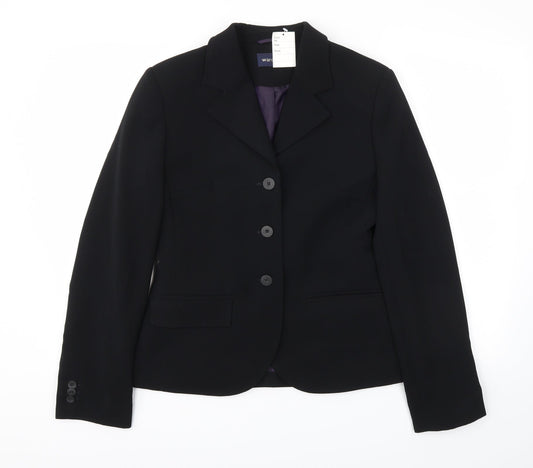 Womens UK Size 12 Wardrobes Regular Black Blazer