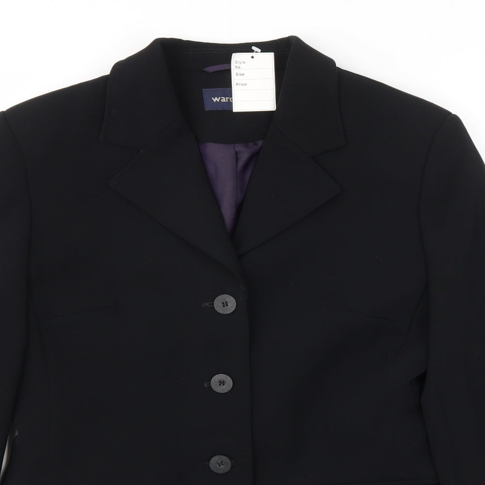 Womens UK Size 12 Wardrobes Regular Black Blazer