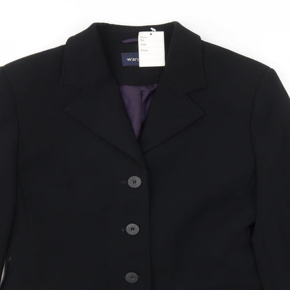 Womens UK Size 12 Wardrobes Regular Black Blazer