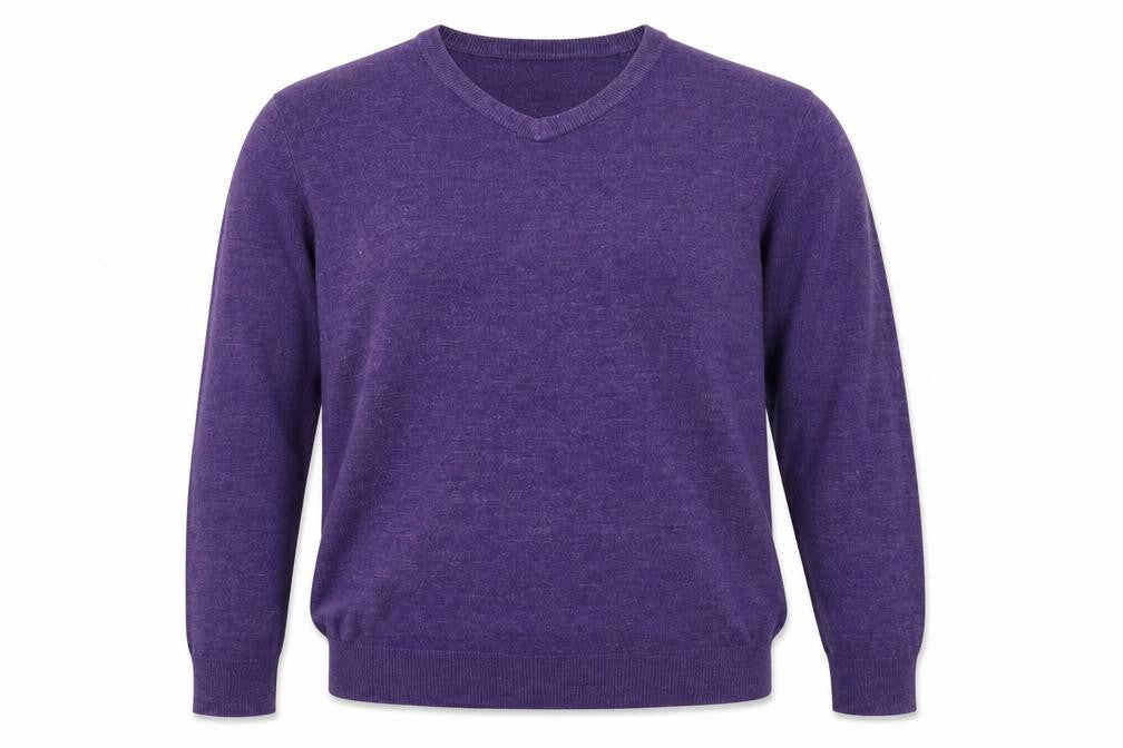 Mens UK Size L Atlantic Bay Purple Pullover Sweatshirt