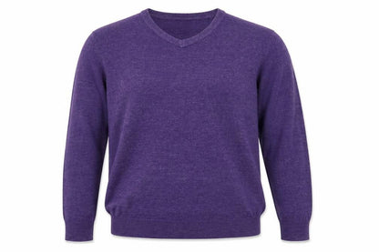 Mens UK Size L Atlantic Bay Purple Pullover Sweatshirt