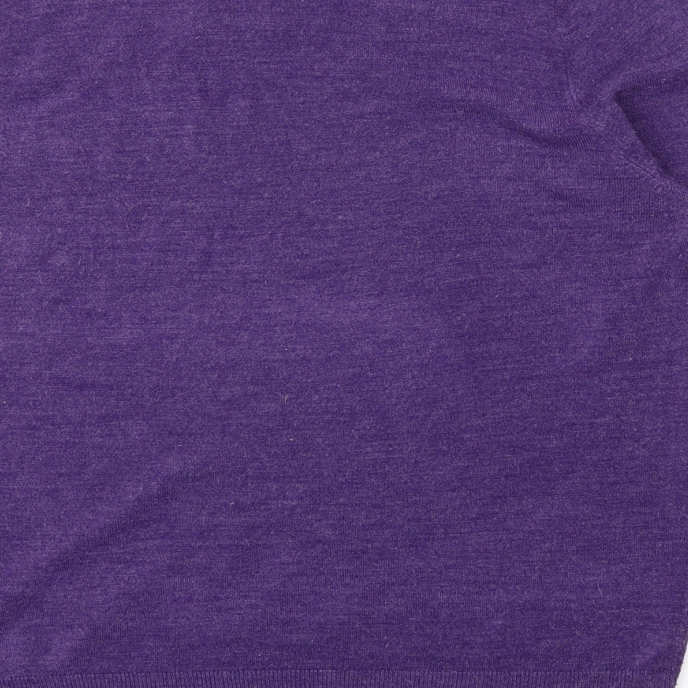 Mens UK Size L Atlantic Bay Purple Pullover Sweatshirt