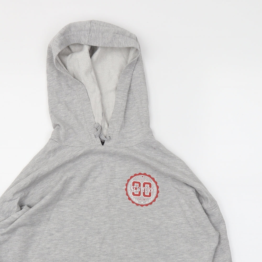 New Look Girls Grey   Pullover Hoodie Size 12-13 Years