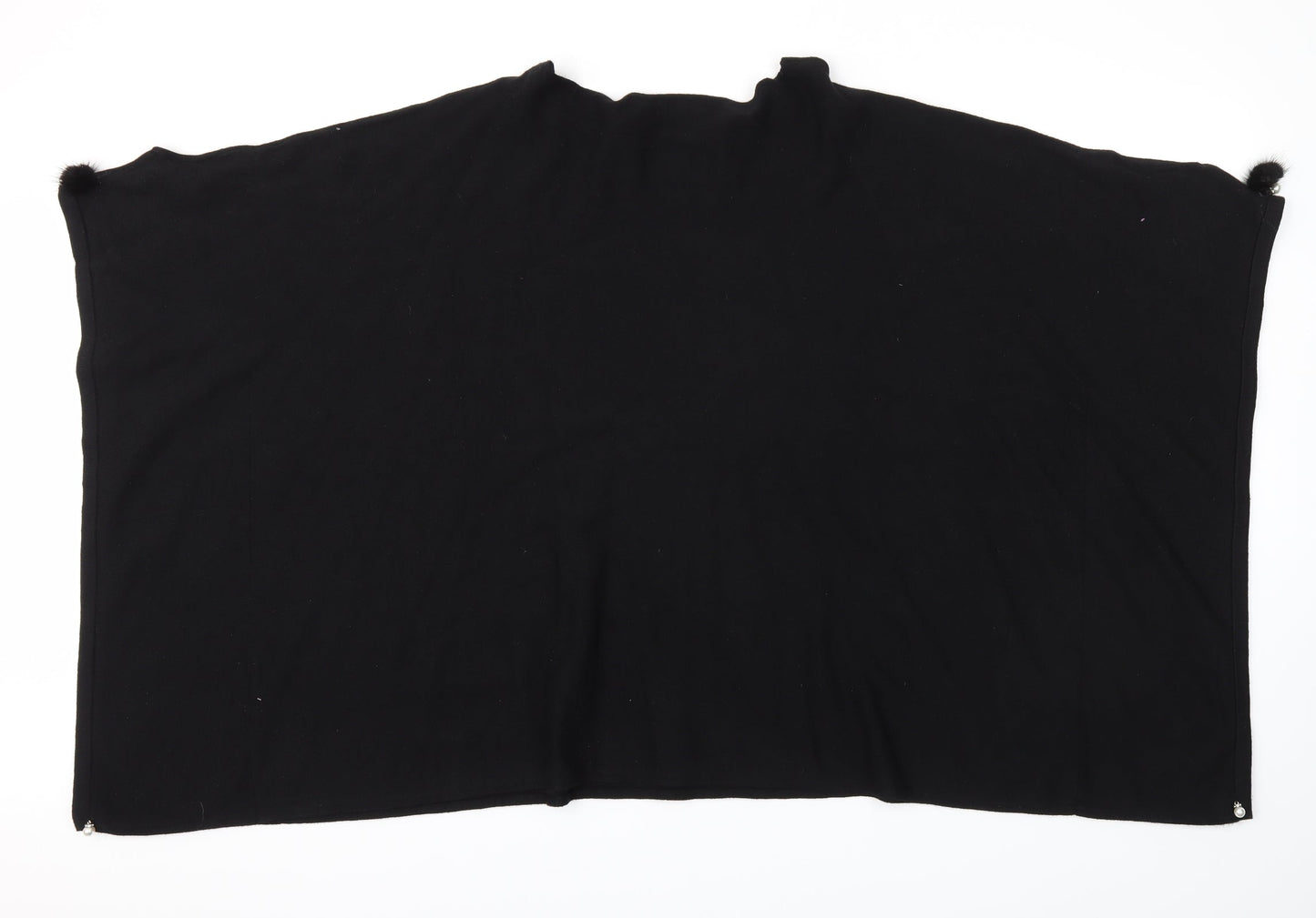 SWEET MALIA Womens Black   Cape Jumper One Size