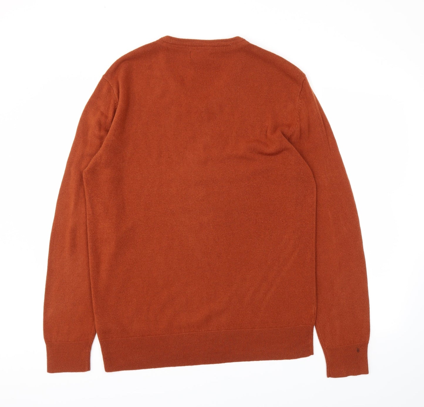 Mens UK Size L Peacocks Red Pullover Sweatshirt
