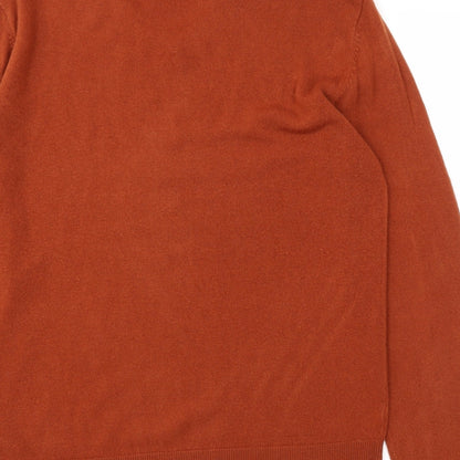 Mens UK Size L Peacocks Red Pullover Sweatshirt