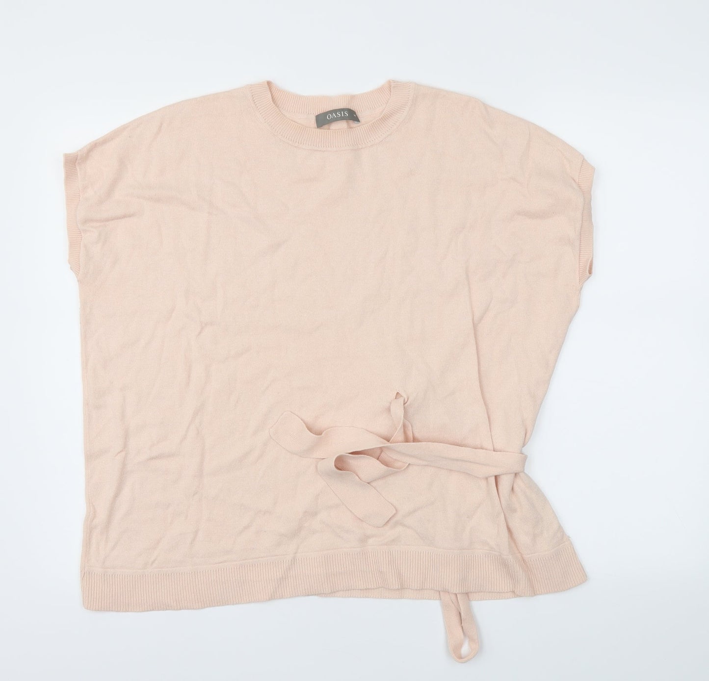 Womens UK Size M Oasis Pink Basic T-Shirt
