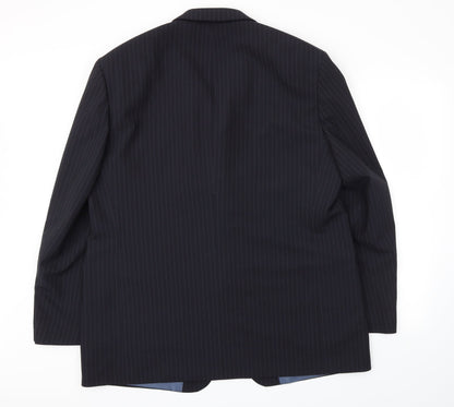 Mens UK Size 46 M&S Regular Black Suit Jacket