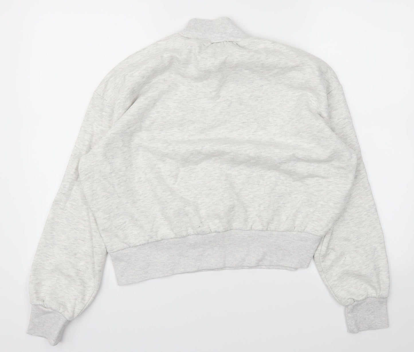 H&M Womens Grey   Pullover Hoodie Size M