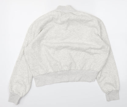 H&M Womens Grey   Pullover Hoodie Size M