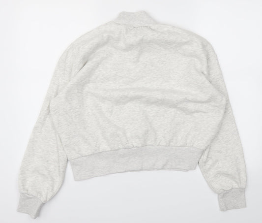 H&M Womens Grey   Pullover Hoodie Size M