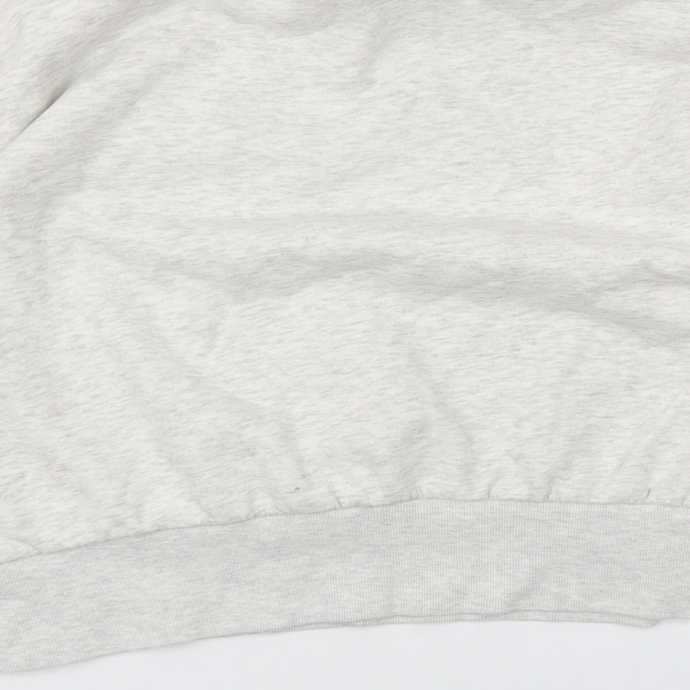 H&M Womens Grey   Pullover Hoodie Size M