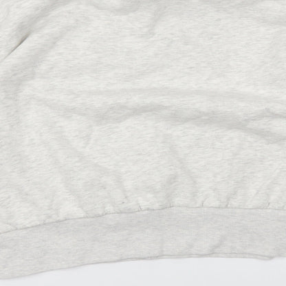 H&M Womens Grey   Pullover Hoodie Size M