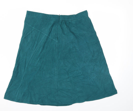 Damart Womens Green   Flare Skirt Size 22