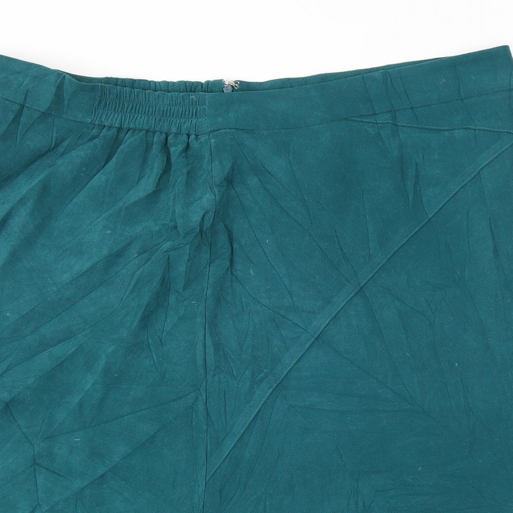Damart Womens Green   Flare Skirt Size 22