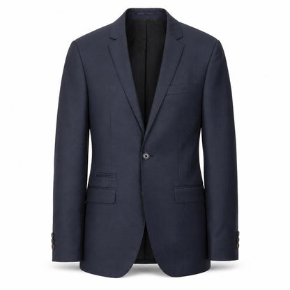 Mens UK Size 40 River Island Regular Blue Suit Jacket