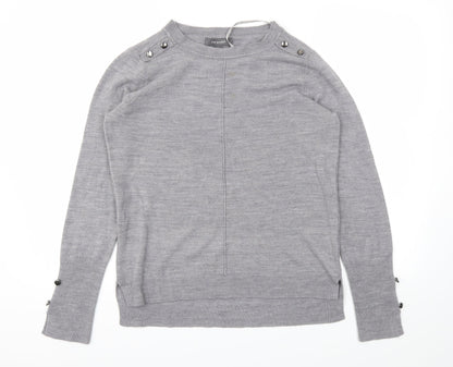 Primark Womens Grey   Pullover Jumper Size S