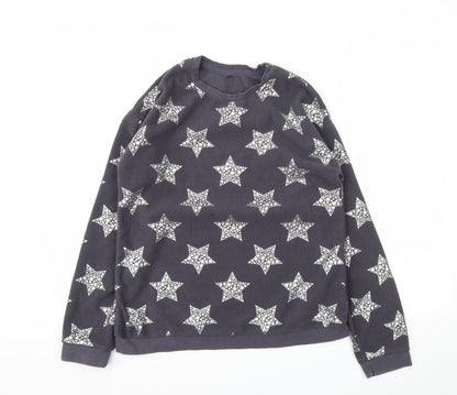 George Girls Blue Argyle/Diamond  Top Pyjama Top Size 13-14 Years
