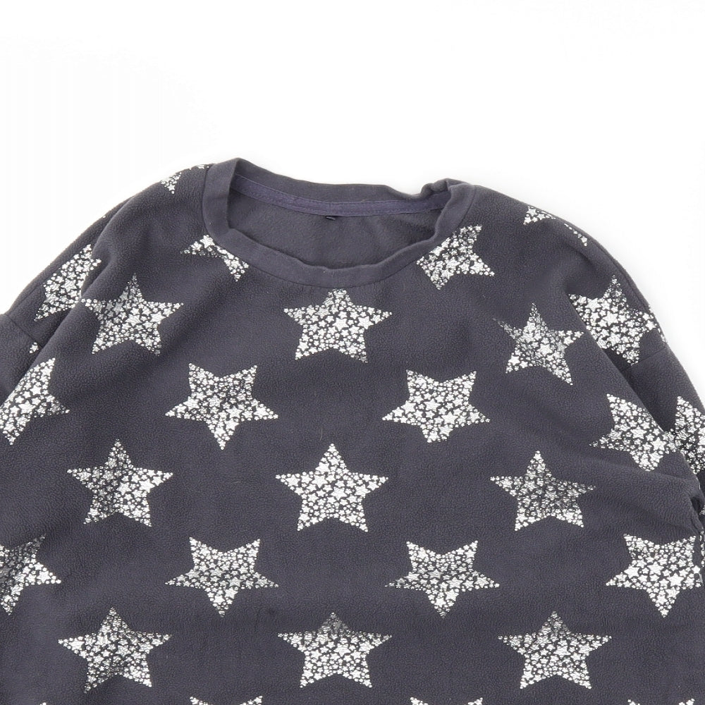 George Girls Blue Argyle/Diamond  Top Pyjama Top Size 13-14 Years