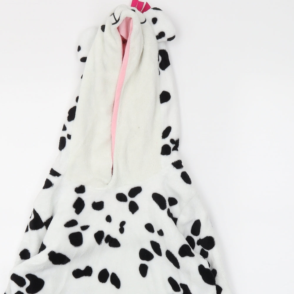 jhon lewis  Girls Black Animal Print  Top Pyjama Top Size 12 Years