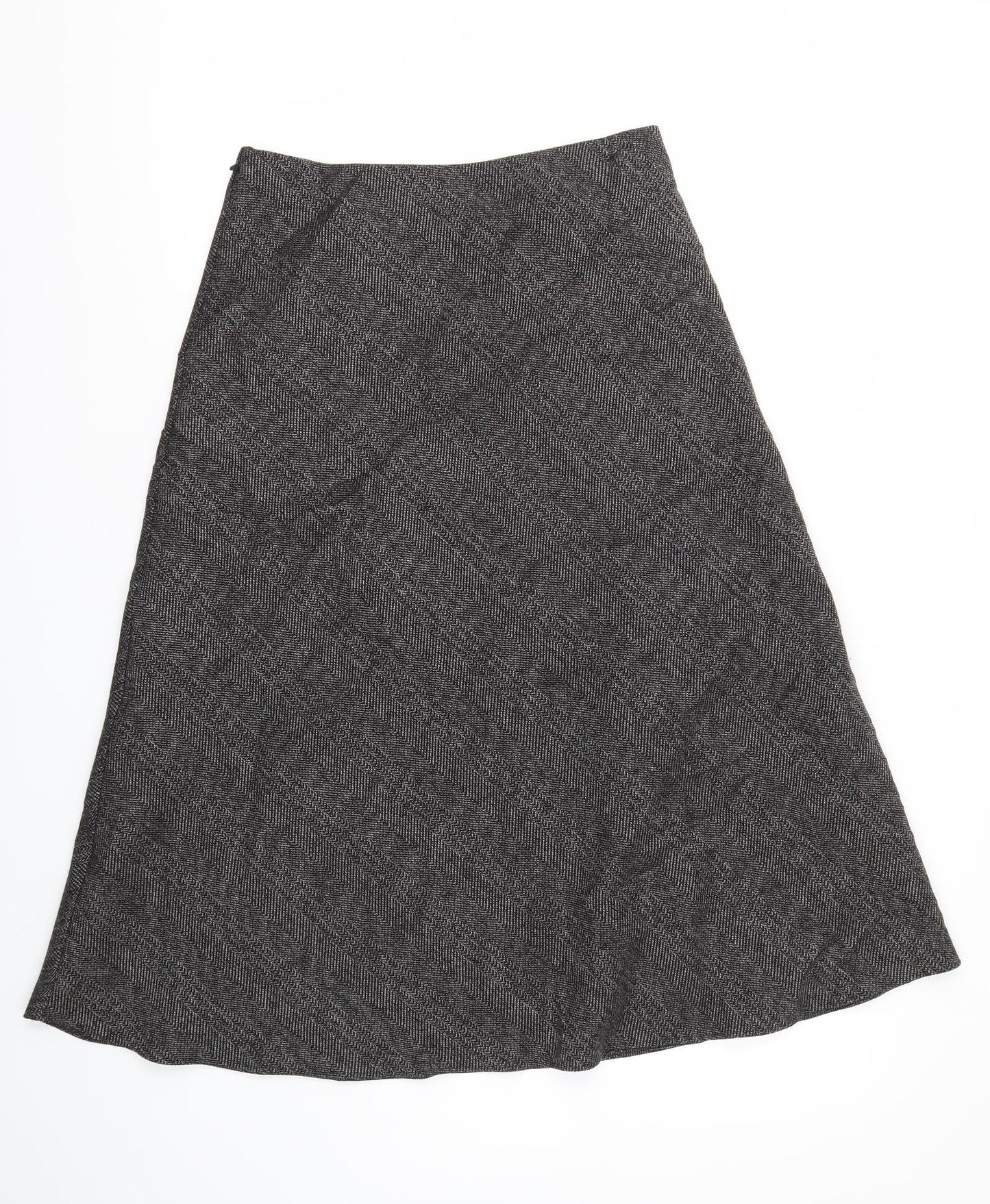 M&S Womens Black   Flare Skirt Size 10