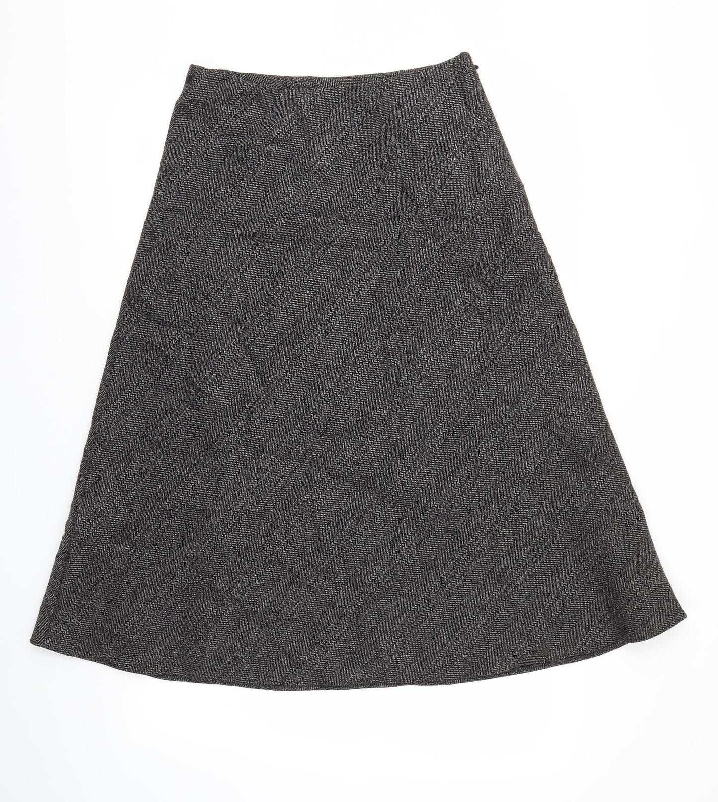 M&S Womens Black   Flare Skirt Size 10
