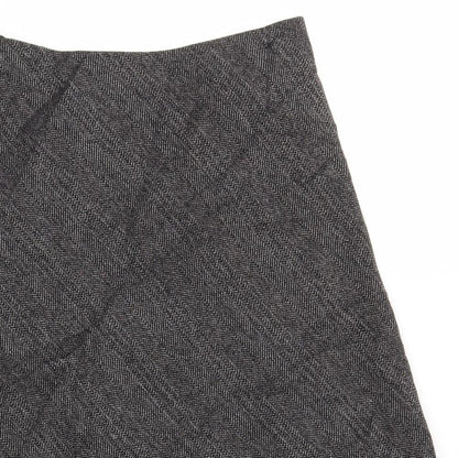 M&S Womens Black   Flare Skirt Size 10