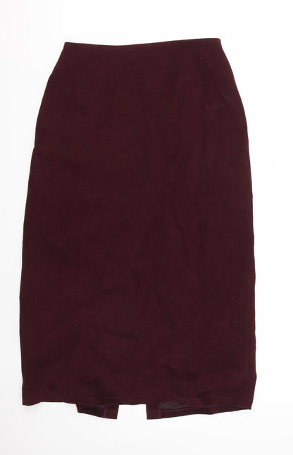 RAPPORT Womens Red   Flare Skirt Size M