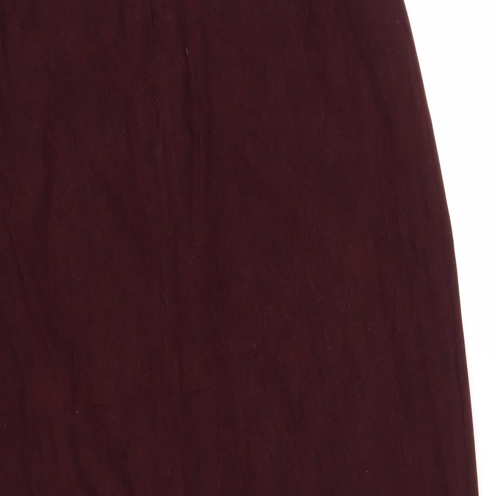 RAPPORT Womens Red   Flare Skirt Size M