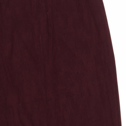 RAPPORT Womens Red   Flare Skirt Size M